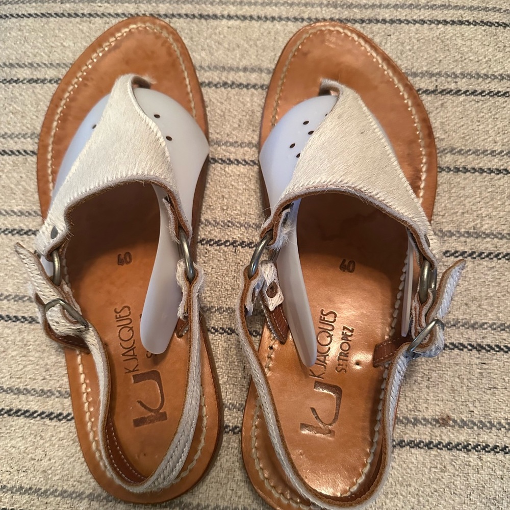 Kjacquex St. Tropez fur sandals